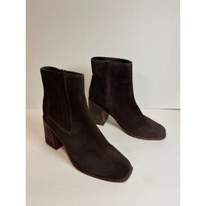 Andre Assous Dark Brown Ankle Booties